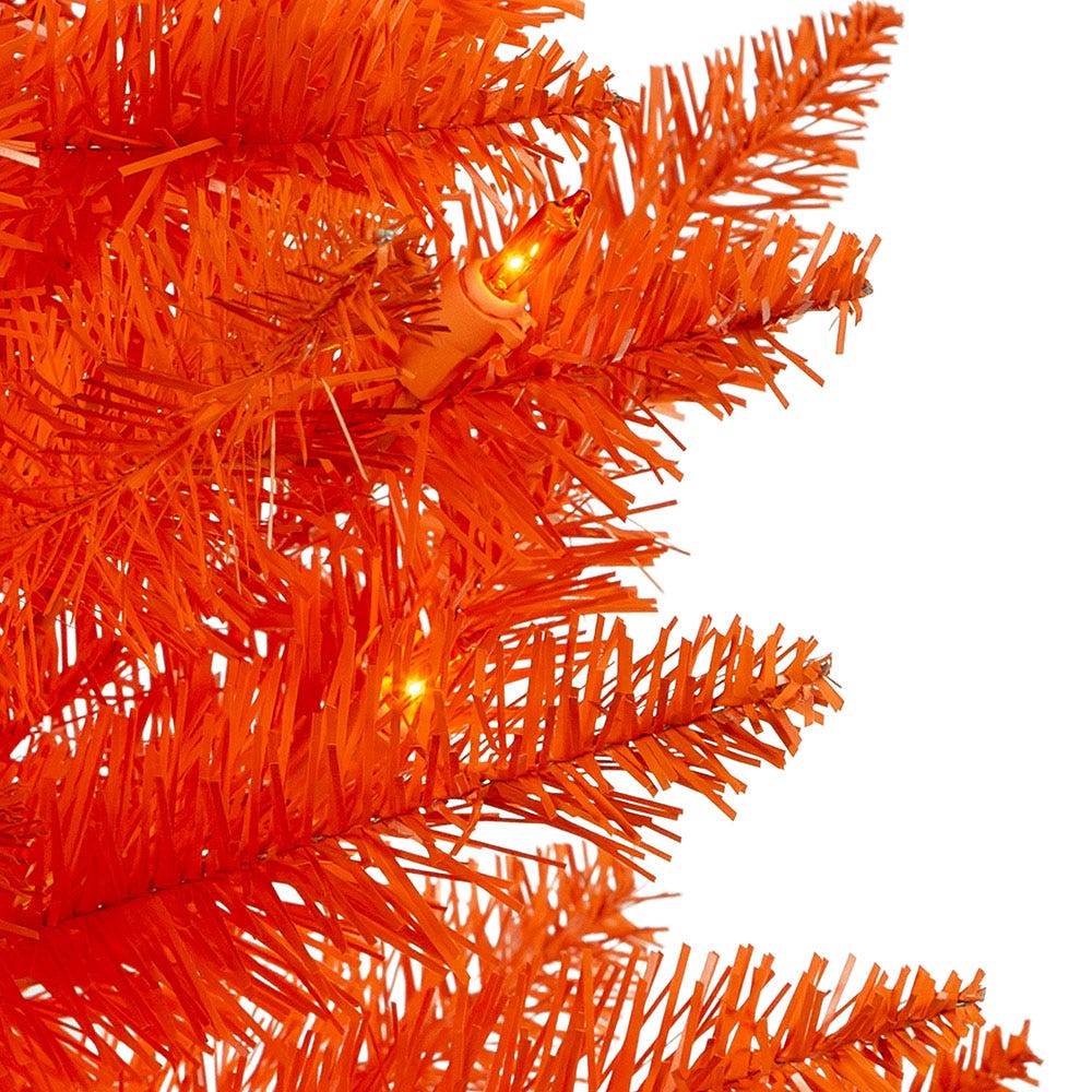 Kurt Adler 3 Foot Pre Lit Orange Potted Tree